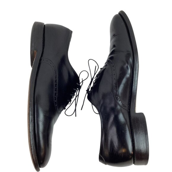 Allen Edmonds Danbury Leather Oxford Dress Shoes Mens 9D Black - Picture 4 of 12